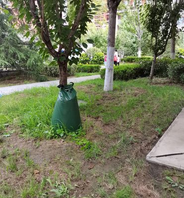 Sacos de plantación de árboles de 15 a 20 galones con tela de PVC y función de riego de liberación lenta