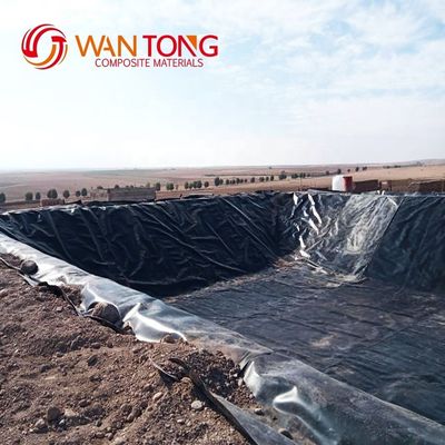 Servicio de instalación in situ para el revestimiento del estanque de estanque de geomembrana de HDPE liso estándar ASTM