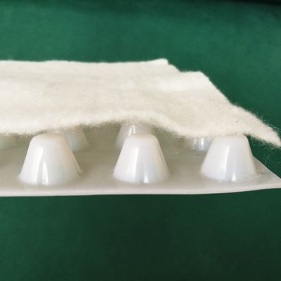 Tabla de drenaje para hoteles con geotextil HDPE compuesto de hoyuelos con certificación CE/ISO/ISO14001