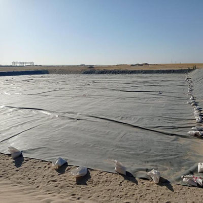Geomembrana de HDPE para estanque de camarón de pescado en Indonesia Material duradero de 1 mm de espesor