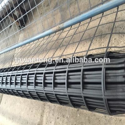 Geogrid compuesto de plástico de acero de 20 kn-1200 kn para la construcción de carreteras y estabilización del suelo