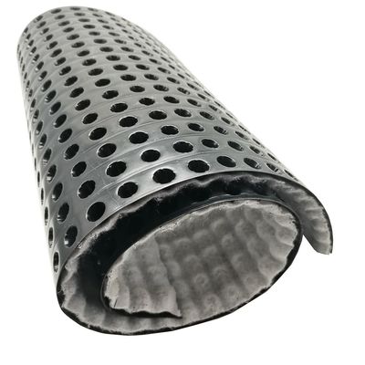 8 mm de altura HDPE PP no tejido compuesto de láminas de drenaje con hoyuelos/tabla de drenaje