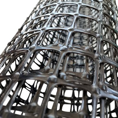 Polipropileno Biaxal Geogrid para la estabilización del suelo en la construcción de carreteras y ferrocarriles