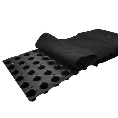 Tabla de drenaje de reciclaje virgen de 8 mm de HDPE PP para construcción de estructuras de estacionamiento subterráneo