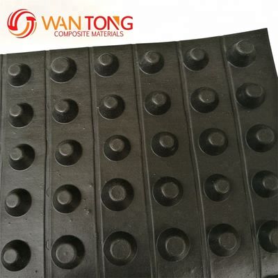 Otros productos de la tierra 12 mm Dimple Height Drain Cell Drainage Board para el jardín del techo