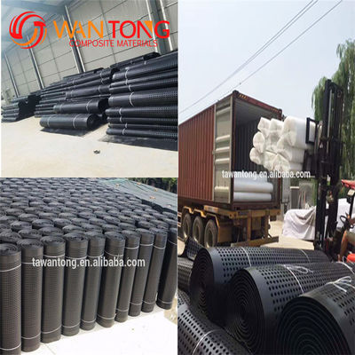 Tabla de drenaje compuesta de HDPE de 10-15 m de longitud para construcción y construcción a menor costo