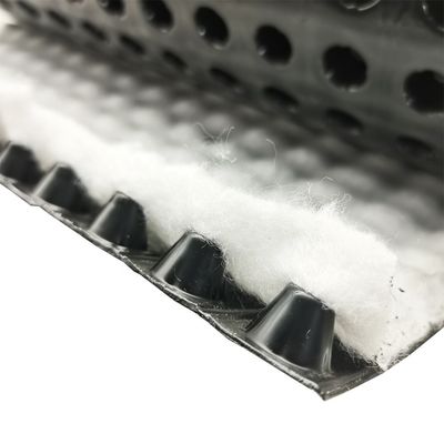 Productos de movimiento de tierra 8 mm placa de drenaje de hoyuelos HDPE con certificación ISO9001