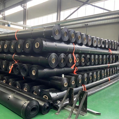 2m-8m de ancho Revestimiento de presa de HDPE Revestimiento de geomembrana de 1 mm para acuicultura Venta de piscifactoría