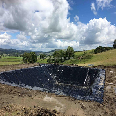 0.5 mm-3.0 mm Geomembranas para la agricultura Material impermeable de LDPE/LLDPE/PVC/HDPE