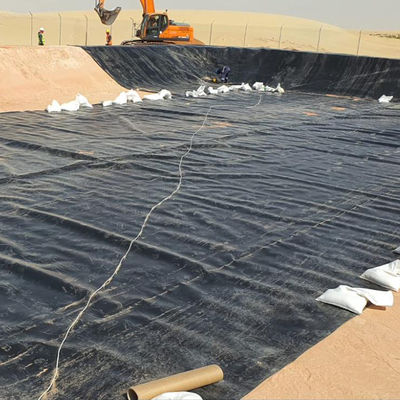 0.4mm espesor Hdpe Geomembrana de la piscifactoría para la construcción de piscinas contemporáneas