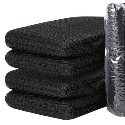 7*100 pies de material PP extrudido de malla antimoles red negra de plástico para la agricultura