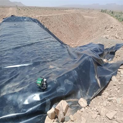 1Geomembrana de HDPE de.2 mm para la construcción de presas en Uganda