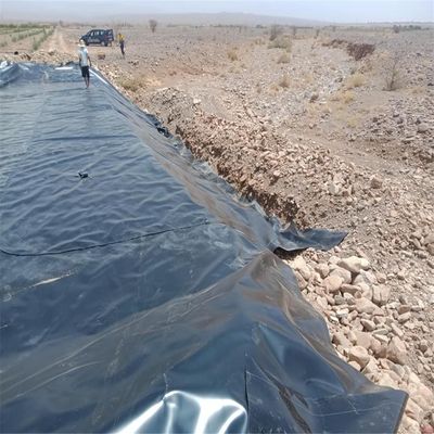 1Geomembrana de HDPE de.2 mm para la construcción de presas en Uganda