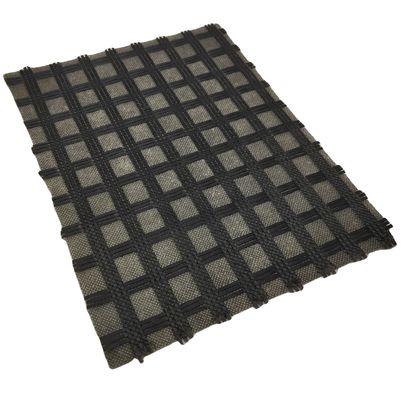 50/50kn Geogrid de fibra de vidrio Compuesto de geotextil no tejido para reforzar la rejilla de pavimento