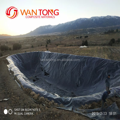 Geomembrana de HDPE negro de 2 mm con certificación CE e ISO