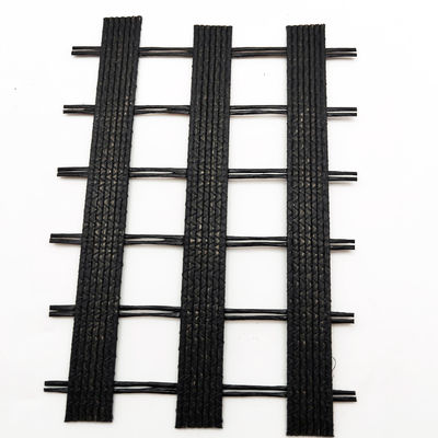 Solidificación del suelo de la carretera poliéster biaxial 80-80 PET Geogrid para el estilo de diseño chino