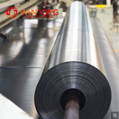 Taller de geomembrana de superficies ásperas HDPE Soplado de película de 1,0 mm para revestimiento de presas impermeables