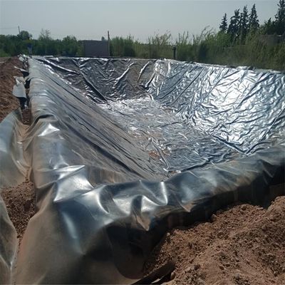 Taller de geomembrana de superficies ásperas HDPE Soplado de película de 1,0 mm para revestimiento de presas impermeables