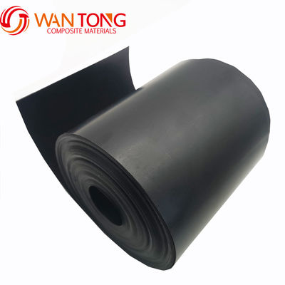 Liner de geomembrana de HDPE negro 1 mm para estanques agrícolas Impermeable 0,5 mm 0,75 mm 1,5 mm