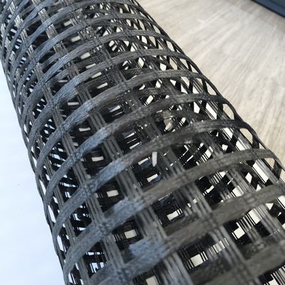 Refuerzo de la rejilla geográfica de poliéster blanco para la estabilización del suelo en ingeniería civil