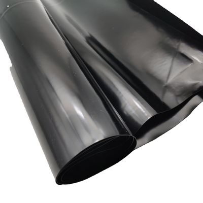 Geomembrana de HDPE negro para el revestimiento del estanque de la presa de peces en estilo de diseño chino y 0,1-4 mm