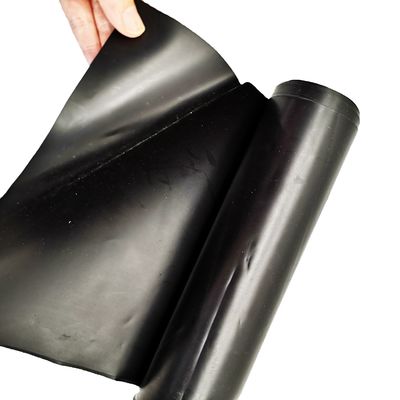 Geomembrana de HDPE negro para el revestimiento del estanque de la presa de peces en estilo de diseño chino y 0,1-4 mm