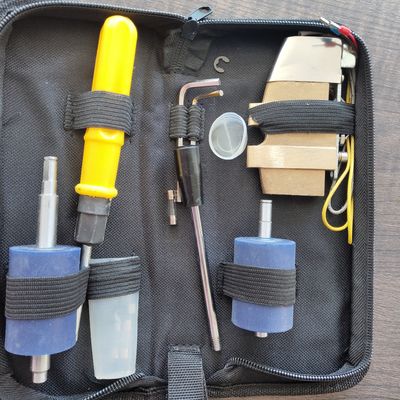 220V PE PVC EVA máquina de soldadura de geomembrana de 1 mm de espesor soldadora de cuña caliente para soldadura