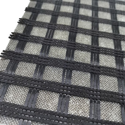 80kn 120kn Rendimiento de tracción Biaxal/Uniaxial Poliéster Pet Geogrid para la construcción de carreteras