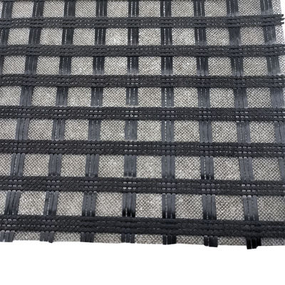 80kn 120kn Rendimiento de tracción Biaxal/Uniaxial Poliéster Pet Geogrid para la construcción de carreteras