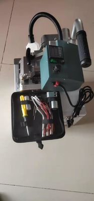 1800W PVC HDPE LDPE EVA Ecb PP Geomembrana Máquina de soldadura de cuña caliente con capacidad de 13 kg