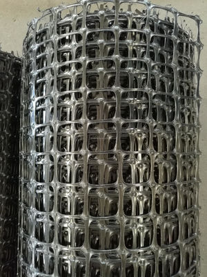 Reforzamiento de carreteras Geogrid de plástico biaxial 40-40kn para malla de carreteras en la construcción
