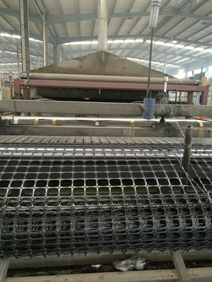 Reforzamiento de carreteras Geogrid de plástico biaxial 40-40kn para malla de carreteras en la construcción