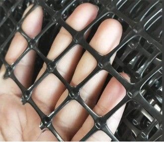 25.4*25.4mm Tamaño de malla Alta resistencia Biaxal PP Geogrid plástico para el refuerzo del suelo Buena venta