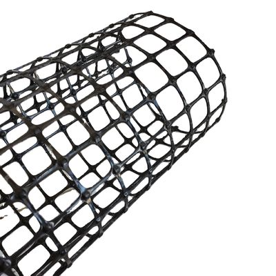 Resistencia a la tracción 40/40kn Polipropileno Grilla geográfica de plástico Biaxal PP Grilla geográfica para inspección in situ