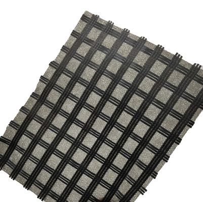 Rejilla de tejido no tejido de tejido blanco de tejido de punto duradero para superficies de carreteras de hormigón reforzado