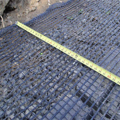80-80 Geogrid PET para la solidificación del suelo de carretera y formación in situ