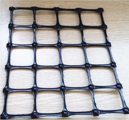 1-6m Ancho 30kn Plástico PP Biaxal Geogrid Geotextil compuesto para la construcción de carreteras