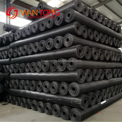 1-6m Ancho 30kn Plástico PP Biaxal Geogrid Geotextil compuesto para la construcción de carreteras