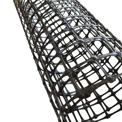 1-6 m de ancho Polipropileno de PP bi-axil Geogrid Compuesto Geotextil no tejido para la base de la carretera