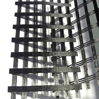 200-200kn Geogrid de fibra de vidrio Perfecto para la construcción de carreteras y refuerzo de pavimento