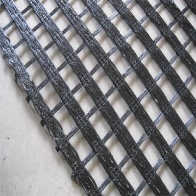 200-200kn Geogrid de fibra de vidrio Perfecto para la construcción de carreteras y refuerzo de pavimento