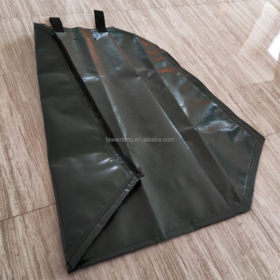 Riego de liberación lenta PE Bolsa de riego de árboles con alta dureza superficial 250-3500 gramos