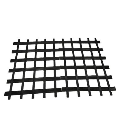 Geogrid de poliéster de punto de almacenamiento biaxal/uniaxial con CE/ISO9001