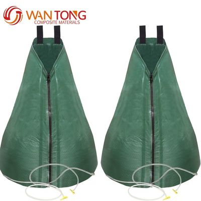 Bolsa de riego de liberación lenta con dos tuberías de drenaje 20 galones de PVC Bolsa de agua de árbol 500gm