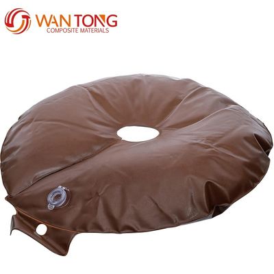 Saco de riego para árboles de 15 galones de color marrón de goteo lento, ahorrando agua